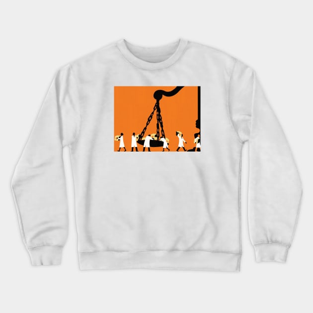 Supply and demand medical Crewneck Sweatshirt by Neil Webb | Illustrator